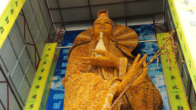 The Golden Bodhisattva Statue
