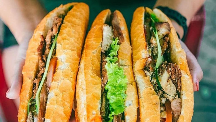 banh mi in different styles