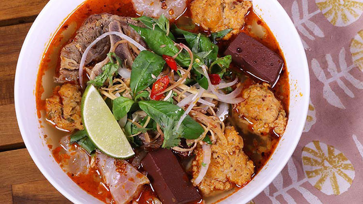 Blood cake - Bun Bo Hue