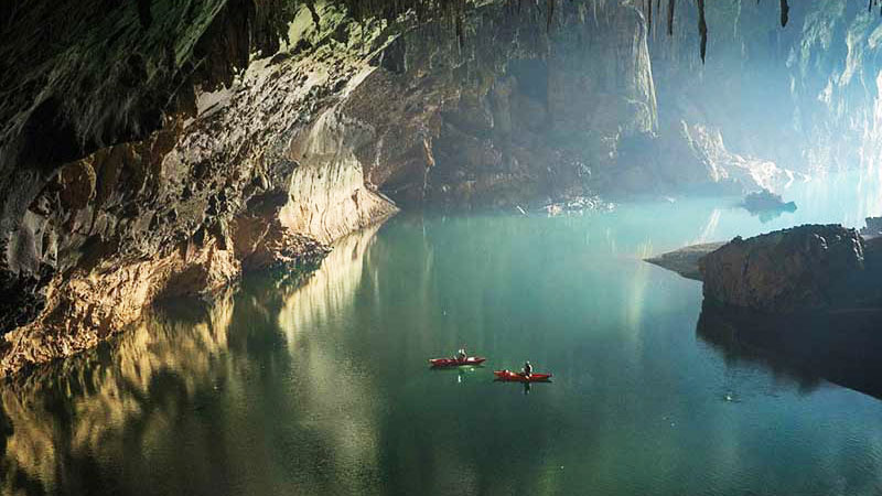 Inside Tien cave