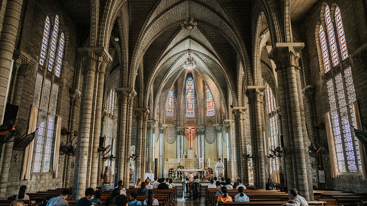 Inside Nha Trang Cathedral