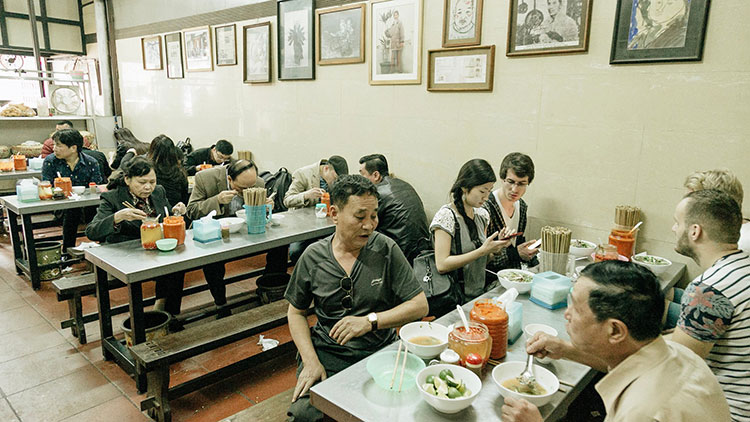 inside of a Pho restaurant